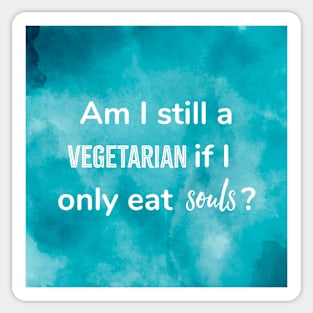 Common Vegetarian Question Sticker